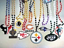 NFL BEADS MOST TEAMS . NEW AND ON SALE GREAT GIFT ITEM