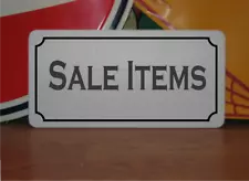 Sale Items Metal Sign