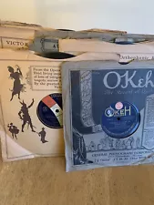 14 Antique Victrola Records