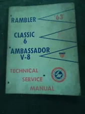 American Motors Rambler 1963 TSM used oiginal