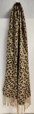 Leopard Cheetah Print Scarf For Winter & Fall