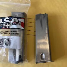 2-Ruger P85 Stainless Steel Magazines ( B ) READ