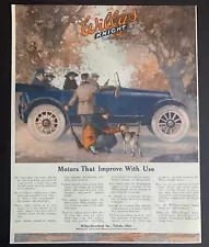 Vintage 1918 Willys-Overland, Willys Knight Automobiles