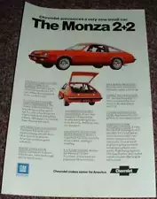 1975 Chevrolet Monza 2+2 Car Ad, NICE!!!