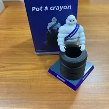 Bibendum Michelin Man Pen Holder H8.2in Figurine Not For Sale Rare JP