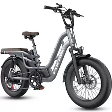 FUCARE 20" 1200W Electric Bicycle Fat Tire 48V 32MPH Beach City Mountain Bike