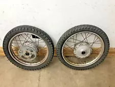 1976 Yamaha GT80 Wheel Set