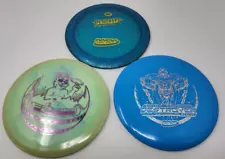 Set of 3 Disk Golf Frisbees 175 Grams Each