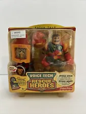 2000 Fisher Price Voice Tech ~ Rescue Heroes ~ BILLY BLAZES ~ Action Figure NEW