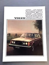 1976 Volvo 265 245 Station Wagon 16-page Original Car Sales Brochure Catalog