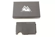 NEW Mountain Voyage Co Slim Minimalist Walnut Card Holder | RFID Block