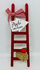 Apple Orchard Ladder for Tiered Tray. Mini Ladder. Dollhouse Decor. Home Decor.