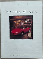 Original 1991 Mazda Miata Deluxe Sales Brochure 91 ~ US Market ~ 13 pages