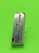 #MR12 Factory Original Colt JR 25 ACP 6 Round Nickel Magazine OEM Mag Clip .25