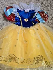 Walt Disney World Disneyland Snow White Kids Youth 4-5 Princess Dress Halloween