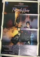 Purple Rain Original Movie Poster 27x41 - 840090 - Folded - Authentic - Rare