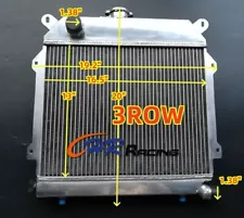 3ROW Aluminum Radiator For BMW 3 Series E21 320i Sedan M10 1977-1983 1979 AUTO (For: 1979 BMW 320i)