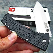 SOG Traction Lockback 5Cr13MoV Tanto Blade Folding Everyday Cary EDC Knife