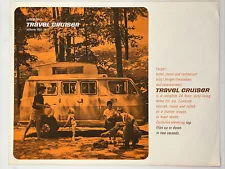 1964 TRAVEL CRUISER Camper Station Wagon Chevy Conversion Van Sales Brochure