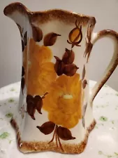 SALE! WAS 18. VTG HANDPAINTED CERAMIC WATER PITCHER FROM TENNESSEE