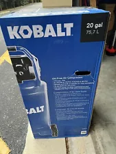 BRAND NEW Kobalt 20 Gallon Portable Electric 175 PSI Air Compressor #LK20175