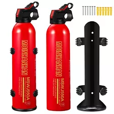 Fire Extinguisher with Mount 620 ml 5in1 Small Fire Extinguisher for 2 Pack