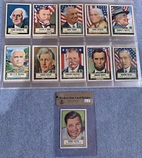 1952 Topps LOOK ‘n SEE Near Complete Series 1 Set (69/75)ð¥Babe RUTH BGC Raw 6.5