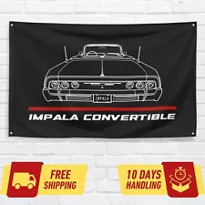 For Chevrolet Impala Convertible 1964 Car Enthusiast 3x5 ft Flag Gift Banner