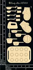 Dusty Attic Chipboard 3x6 - Kitchen Icons #1, DA3508