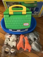 Little Tikes Toddle Tots Noah's Ark Playset Animal Figures Boat Vintage Toy 90s