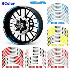 RIM "17 STRIPES WHEEL DECALS TAPE STICKERS SUZUKI GSR 600 750 MOTORCYCLE