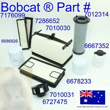 Filter Kit for Bobcat Engine Hydraulic Oil Fuel Cabin Air Cleaner A770 T770 T870