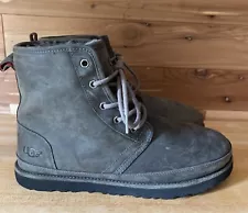 UGG Harkley Waterproof Boots Gray/Green Men's Size 11 UGG 1017238 Wool Lined