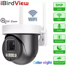 5MP WIFI PTZ IR Color Night VisionMini Wireless Auto Tracking Camera Home