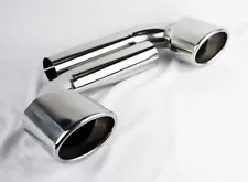 Stainless Exhaust Muffler Pipe Tips for Porsche 911 996 Carrera C2 C4 GT 98-05