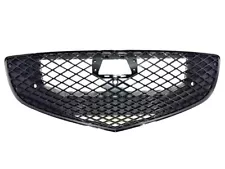 For 2021-2023 Genesis G80 Front Bumper Upper Grille Cam Opt W Sensor Hole Black (For: Genesis G80)