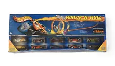 Wreck 'N' Roll Track Set - 2002 Hot Wheels 11 Car Set - New in Box