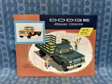 1958 Dodge Truck Model 400 & 500 Original Sales Brochure