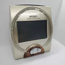 Monex Self-Setting Atomic Talking Clock (Time, Date, Alarm) for Blind/Low Vision