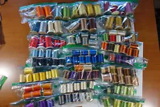 Silk rod winding thread