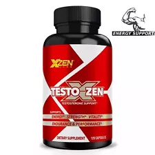 GX8 Labs Testoxzen Testosterone Supplement for Men - 120 Capsules