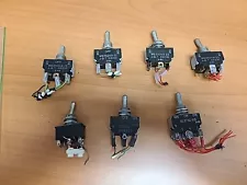 Lot Of 7 2 & 3 Position Micro Switches