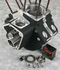 ENGINE CASE FOR S&S 96" BIG BORE BLACK EVOLUTION EVO MOTOR 1992-LATER