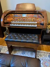 Lowrey Stardust Organ, excellent condition, Oak.