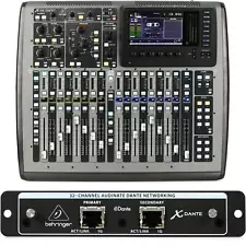 Behringer X32 Compact 40-channel Digital Mixer with Dante Card