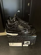 Jordan 4 Retro 11Lab4 Black Size 9.5, PREOWNED