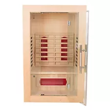 The Miracle 1 Person Far Infrared Wooden Sauna, Sauna for Weight Loss and Detox