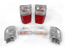 Red/Clear Tail + Clear Corner+Bumper Light For 1984-1989 Toyota 4Runner 4 Runner (For: More than one vehicle)