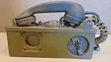 Vintage Vietnam US Army Field Telephone Set TA-312/PT Untested