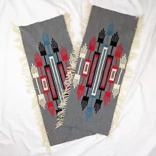 Vintage Chimayo Southwest Rugs (Lot Of 2) Vtg Made In USA